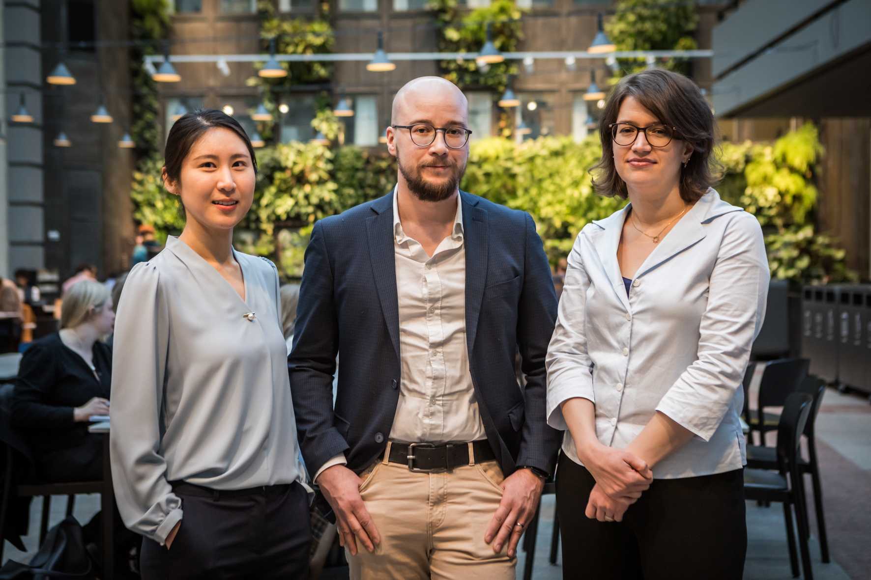Jaakko Meriläinen, Céline Zipfel och Jay Eui Jung Lee